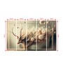 Abstract Multicolour MDF (Set of 5) Art Panels