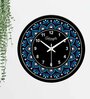 Floral Multicolour Plastic Wall Clock