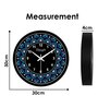 Floral Multicolour Plastic Wall Clock