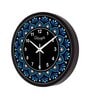 Floral Multicolour Plastic Wall Clock