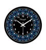 Floral Multicolour Plastic Wall Clock