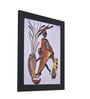 Black Synthetic Wood Framed Art Print