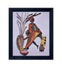 Black Synthetic Wood Framed Art Print