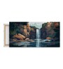 Abstract Nature Waterfall Canvas Print Stretched Frame