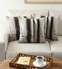 Abstract Pattern Cotton 16x16 Inch Cushion Covers (Set Of 3)