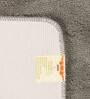 Grey Solid Cotton 24x18 Inches AntiSkid Bath Mats (Set of 2)