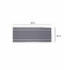 Grey Cotton 47 x 18 Inches Hand Woven Floor Runner