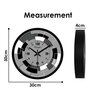 Abstract Pattern Designer Multicolour Plastic Wall Clock