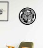 Abstract Pattern Designer Multicolour Plastic Wall Clock