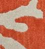 Red Wool Abstract 5 x 8 Feet Hand Tufted Carpet