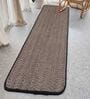 Black Jute 47 x 18 Inches Machine Made Floor Runner