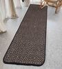 Black Jute 47 x 18 Inches Machine Made Floor Runner