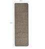 Abstract Pattern Jute 6 X 2 Feet Machine Made Bedside Runner