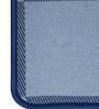 Geometric Pattern Microfibre 6 X 2 Feet Machine Made Hallway Runner