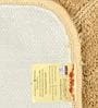 Beige Microfibre 20 x 70.8 Inches Machine Made Floor Runner