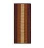 Brown Nylon 60 x 24 Inches Machine Made Floor Runner