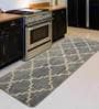 Grey Polyester 71 x 20 Inches Hand Tufted Floor Runner