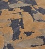 Grey Abstract Polyester 6 ft x 9 ft Hand Tufted Carpet