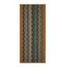 Brown Polypropylene 22 x 55 Inches Machine Made Floor Runner
