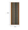 Brown Polypropylene 22 x 55 Inches Machine Made Floor Runner