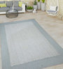 Abstract Pattern Polypropylene Machine Made 5 X 5 Feet Carpet