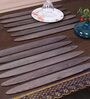 Abstract Pattern Set Of 6 Wooden Placemats