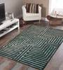 Geometrical Wool & Viscose Hand Tufted 5 X 8 Feet Carpet
