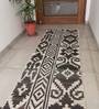 Brown Wool Hand Woven 30x96 Inches Hallway Runners