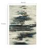 Grey Wool Abstract 4  X 6  Feet Hand Tufted Carpet
