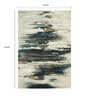 Grey Wool Abstract 4  X 6  Feet Hand Tufted Carpet