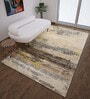 Multicolor Wool And Viscose Abstract 8 x 11 Feet Hand Tufted Carpet
