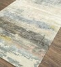 Multicolor Wool And Viscose Abstract 8 x 11 Feet Hand Tufted Carpet