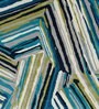 Blue Wool Geometrical 5 x 8 Feet Hand Tufted Carpet