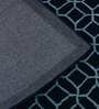 Blue Wool Geometric 6 x 9 Feet Hand Tufted Carpet