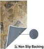 Grey Abstract Printed Polyester 3 X 5 Feet Machine Made Carpet