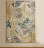 Abstract Printed Polyester 4 X 6 Feet Machine Made Carpet