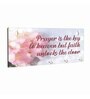 Abstract Quotes Multicolour Finish Mdf Wall Hanging With 5 Hooks Key Holder