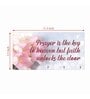 Abstract Quotes Multicolour Finish Mdf Wall Hanging With 5 Hooks Key Holder