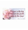 Abstract Quotes Multicolour Finish Mdf Wall Hanging With 5 Hooks Key Holder