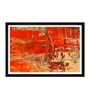 Abstract Red Canvas Art Print