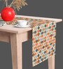Abstract Retro   Multicolor (72 x 12) Cotton Canvas Table Runner