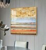 Abstract Reverie Glass Finish Square Wall Art