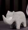 Abstract Rhino Resin Artifact (Grey)