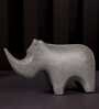 Abstract Rhino Resin Artifact (Grey)