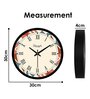 Abstract Roman Sequence White Plastic Wall Clock