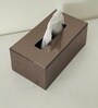 Abstract Solid Leather Tissue box