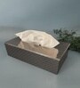 Abstract Solid Leather Tissue box