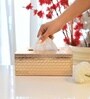 Abstract Solid Leather Tissue box