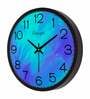 Abstract Texture Design Plastic Wall Clock In Blue