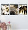 Roman Multicolour Canvas Framed Art Print Set of 3